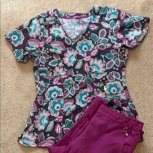 Vera Bradley scrub set